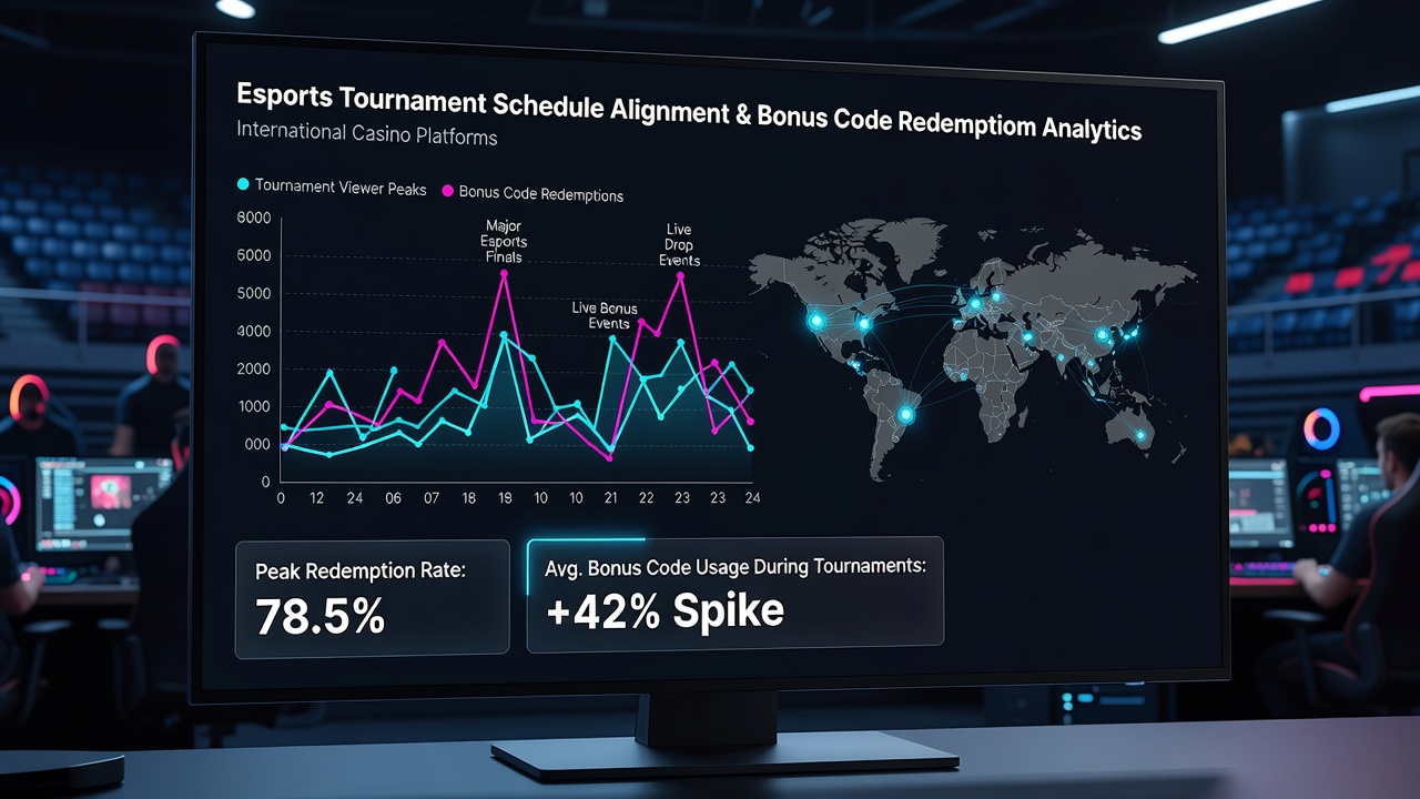 Analyse von Bonuscode-Einlösungen während Esports-Events