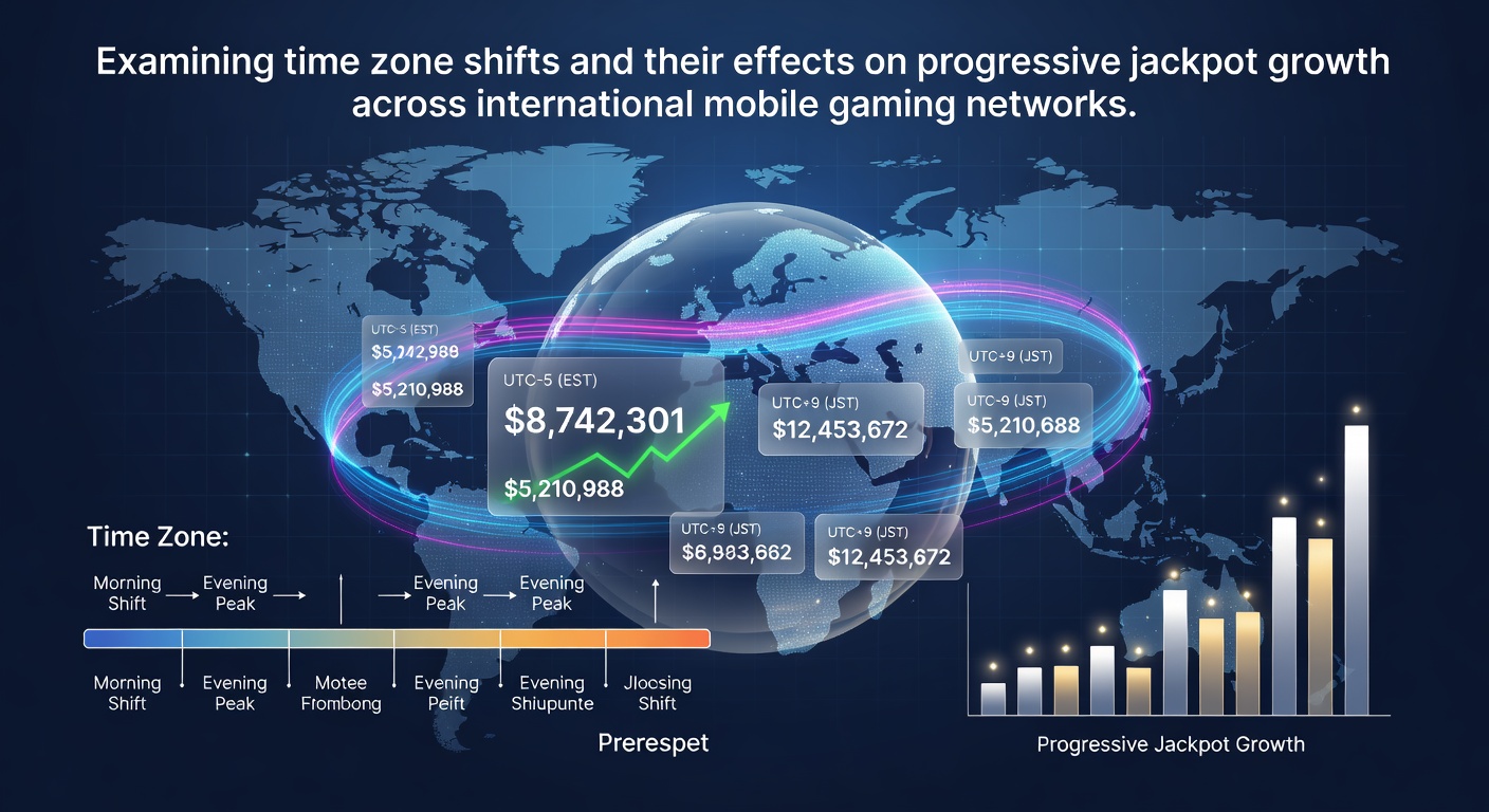 Globale Zeitzonen und mobile Gaming-Netzwerke mit progressiven Jackpots